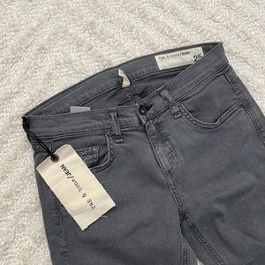 Rag & Bone Dre Boyfriend Skinny Jean Gray Ombré